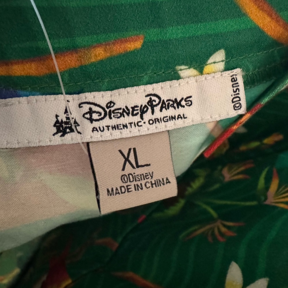 Disney Green Tropical Parrot Midi Dress - Picture 3 of 10